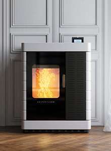 Poêle mixte hybride bois et granulés Austroflam vendu par MCZ STORE