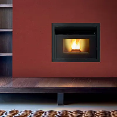 Insert à bois ou granulés QBOX 60 ou 70 vendu par MCZ STORE